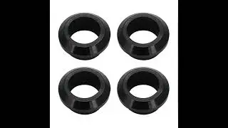 4PCS Steering Rack Bushings 2 Upper & 2 Lower Steering Rack Mount Bushing Kit