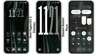 3 New HyperOS 3 control centre Themes for Xiaomi,Redmi,Poco | 3 Best HyperOS 3 Themes