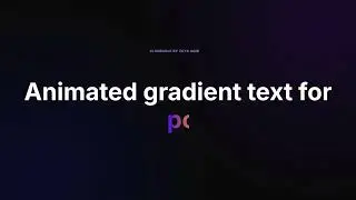 Animated Rotating Gradient Text | Free Webflow Cloneable