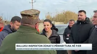 Zv. kryeministrja Balluku në zonat e dëmtuara nga përmbytjet: Së shpejti nis riparimi i dëmeve