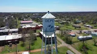 Drone View of Depew Oklahoma
