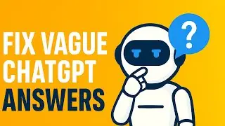 AI Confused? &mdash; Make ChatGPT Ask YOU Questions &mdash; Fix Vague AI Responses | Cognitive Verifier