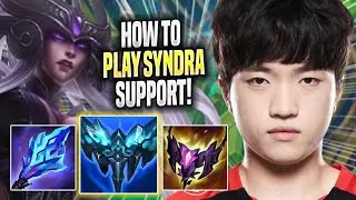 LEARN HOW TO PLAY SYNDRA SUPPORT LIKE A PRO! - T1 Keria Plays Syndra SUPPORT vs Braum! | Season 2022