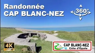 Randonnée au Cap Blanc-Nez - vidéo 360°| Tourisme en France - Côte d'Opale