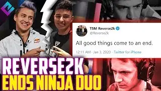 Reverse2k Ends Duo with Ninja Following Mixer Jokes