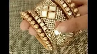 Party Wear Designer Bangles Making/Silk Thread Designer Bangles making/