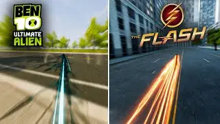 Ben 10 XLR8 vs The Flash Who's the Fastest