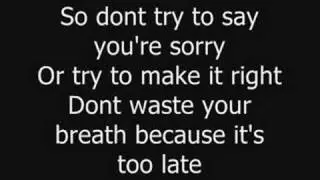 Your Love Is A Lie - Simple Plan (with lyrics)
