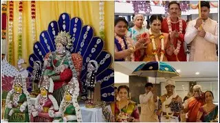 Brahmin wedding at Shivabala Yogi Mantapa, with complete bride & groom rituals by Saptapadi Creation