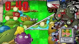 Last Stand Endless 0-40 Flags | PvZ Expansion
