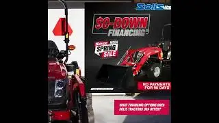 What financing options does SOLIS Tractors USA offer?