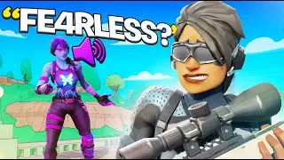 I Met Fe4rless In Fortnite Simpsons!!??