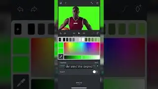 Chroma Key with Superimpose V app on iOS