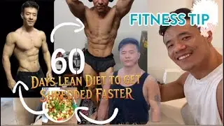 60 days proper lean diet to get shredded faster with proper exercise strategy tactics/ naturally ☠️
