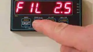 Filter time-constant adjustment for INT2 digital panel meter