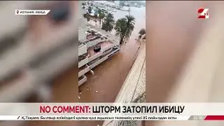 A storm flooded Ibiza