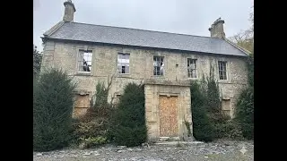 We found a hoarders Manor House, with upper floors burnt out!