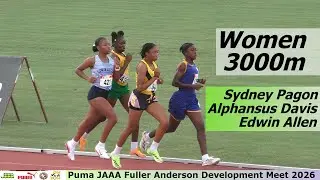 Women 3000m Final | Alexia PALMER, Chevelle WHITE, Briana MORRIS | Puma JAAA Fuller Anderson 2026