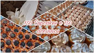 FAZENDO UMA SUPER ENCOMENDA| 150 DOCINHOS | 150 CUPCAKES + BOLO DE 20 CM| SILVANA SOUZA 