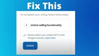 How to fix 