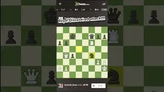Royal Discovered Attack! #shorts #chess #chess.com #chesscom