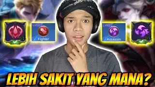 Alucard Emblem Fighter Atau Emblem Assassin ? Mana Yang Paling Sakit ? Mobile Legends