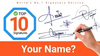 ✅ Top 10 Best Signature Styles | Signature Style Of My Name | How to make a signature | How to Sign