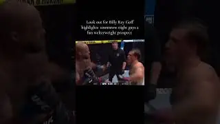 Welterweight Prospect Billy Ray Goff Returns #mma #ufcfightnight #knockout #highlights #ufc