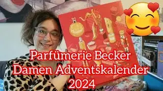 WOW👍😘🥰 Parfümerie Becker Damen Adsventskalender 2024#unboxing #adventskalender