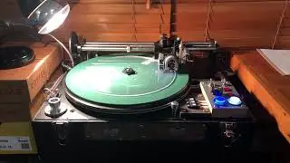 Paramount Record Lathe - Test Embossing