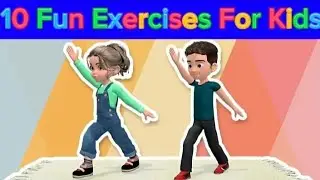 10 Fun Exercise for KIDS. KIDS Yoga. yog yogi Yoga.