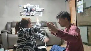 아내 생일 기념 뺨때리기 챌린지