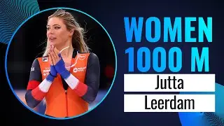Jutta LEERDAM (NED) | Winner | 1000m Women | Stavanger 2023 | #SpeedSkating