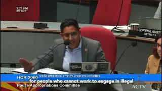 Rep. Oscar De Los Santos on HCR 2060
