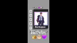 BTS Kim Namjoon Birthday 2021 | RM Birthday | Rap Monster Birthday #namjoonbirthday#rm #shorts #2021