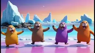 Five Little Walruses Clap Clap Clap | Arctic Animal Song & Counting Rhyme