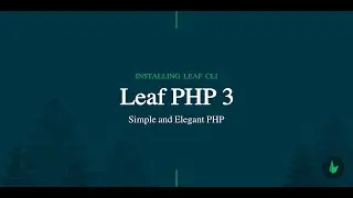 Intro to Leaf CLI