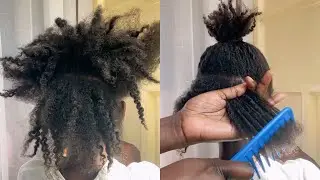 How To Detangle A Child&rsquo;s Type 4 Natural Hair| Gentle Painless Hair Combing Method 4C Natural Hair
