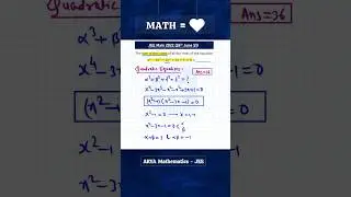 Biquadratic Equations - Solve in Few Seconds | JEE Main 2022   @AryaMaticsJEE​