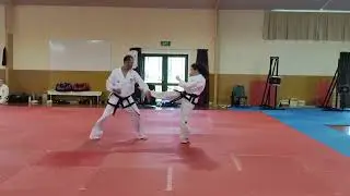 2023 Junior Dan Grading Tauranga   Prearranged Free Sparring