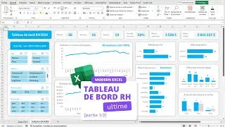 Comment cr&eacute;er un SUPERBE tableau de bord RH (en 45 min) - &Eacute;pisode 1/2