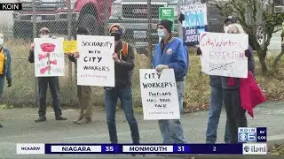 Portland city trade workers vote to authorize strike