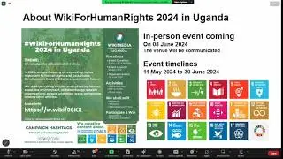 Part 3 - More info about Wiki For Human Rights 2024 in Uganda