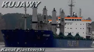 Polski masowiec KUJAWY POLSTEAM na Kanale Piastowskim | Ferries Channel