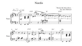 Nardis | Miles Davis - Jazz Piano Arrangement (w/ Sheet music)
