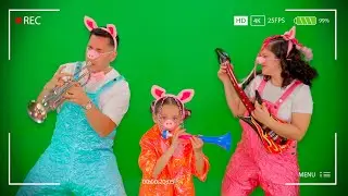 Detrás de Cámaras con @Los Meñiques De La Casa  | EL BAILE DE LOS COCHINITOS | Saritah Bebe