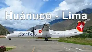 Vuelo Huánuco - Lima (Despegue y aterrizaje)