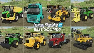 Some of THE BEST ENGINE SOUNDS in Farming Simulator 22.