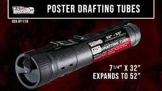 X-Large Poster Tube - Telescoping Adjustable 32