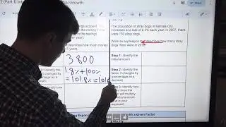 Lesson 6.2 Part 1 - Writing Numerical Exponential Growth Expressions